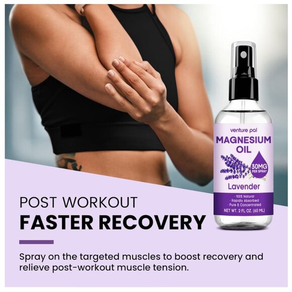 (NWT) MAGNESIUM OIL SPRAY Bundle of 2 Sets of 3, (6 Bottles Total) All Natural - Picture 5 of 7